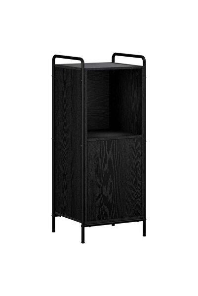 vidaxl Dulap de Baie Stejar Negru 40 x 36 x 99,5 cm Lemn prelucrat