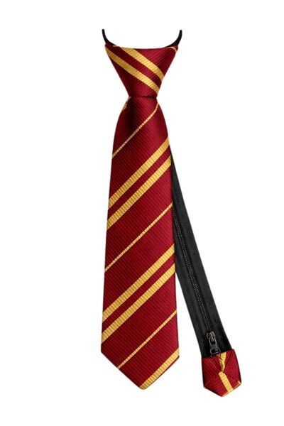 ReilaParty Harry Potter Gryffindor Themed Zippered Adjustable Costume Tie 35 cm