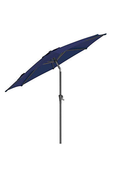 SONGMICS Umbrelă de grădină, cu manivelă pentru deschidere, sistem de înclina...