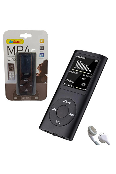Andowl MP4 Player QPOD5 με Οθόνη 1.8", Υποστήριξη Micro SD, FM Ραδιόφωνο