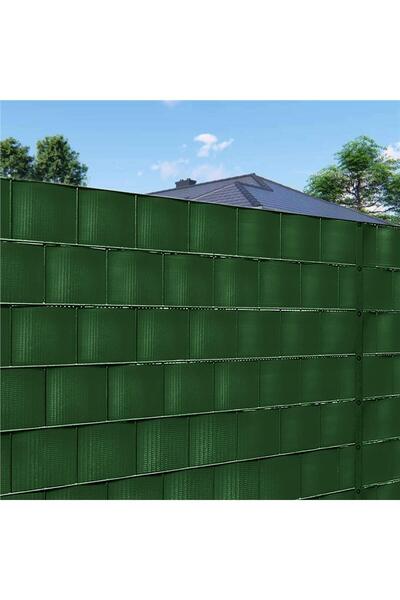 MyOfficeShop Panou de gard de grădină pentru intimitate, PVC, 35 x 0,19 m, verde