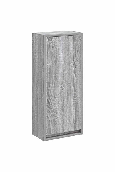 vidaxl Chiuvetă de baie suspendată Sonoma gri 35 x 20 x 81 cm