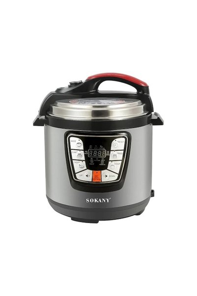 SOKANY Πολυμάγειρας 1000W 6lt Ασημί SK-2401 – Πρακτική λύση για κάθε κουζίνα