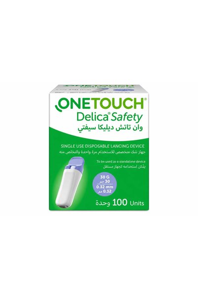 onetouch وان تاتش ابر وخز مخصص للاستخدام الواحد 100 حبة