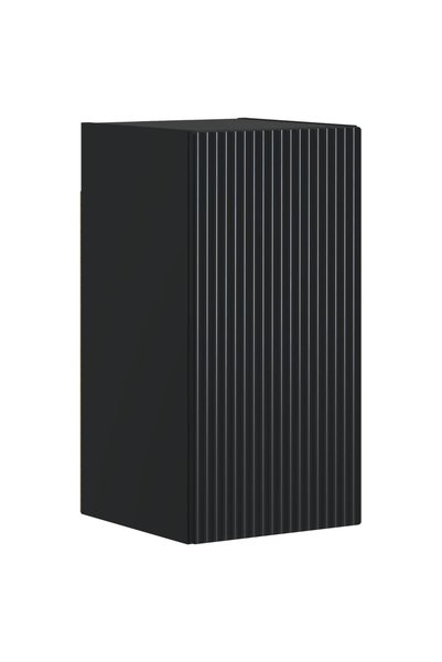 vidaxl Dulap de perete pentru baie ARNHEM Negru 30 x 31 x 59 cm