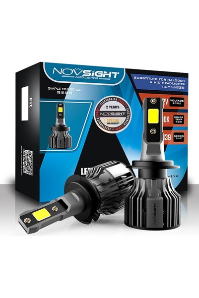 NOVSIGHT LED λάμπες αυτοκινήτου H7 N39 6000K 72W 2τμχ