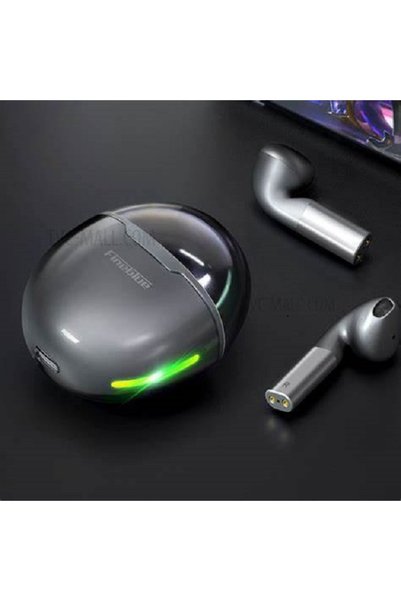 Fineblue F-22 PRO BT ασύρματα ακουστικά Bluetooth 5.1 γκρι IPX5 13mm