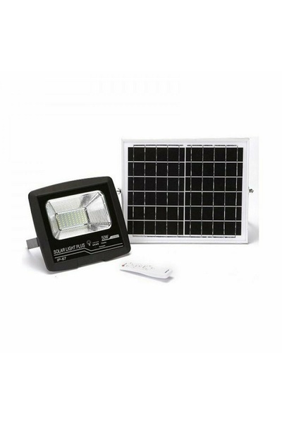OEM Ηλιακός Προβολέας LED 50W IP67 Ψυχρό Λευκό 6500lm Μαύρος