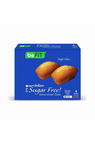 Salute كيك فانيليا ليمون بدون سكر 4 قطع (184 جم) سالوت