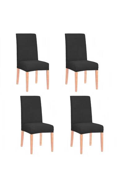 MyOfficeShop Set de 4 huse universale pentru scaune, dimensiune universală, p...