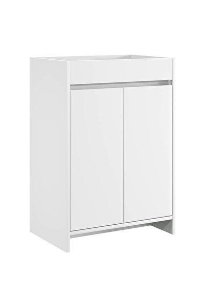 vidaxl Dulap sub chiuvetă pentru baie Alb 56 x 37,5 x 81 cm
