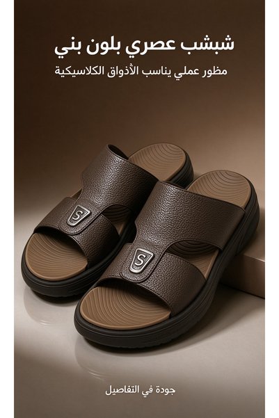 Hayyin Mart صندل رجالي كلاسيكي من الجلد الصناعي بحزامين، نعل سميك مبطن، صندل ...