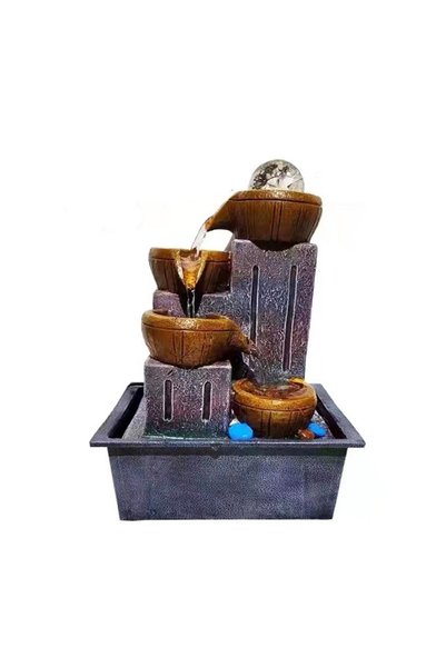 OEM Συντριβάνι Feng Shui με Τρεχούμενο Νερό 21x15.5x30cm Διακοσμητικό 1966