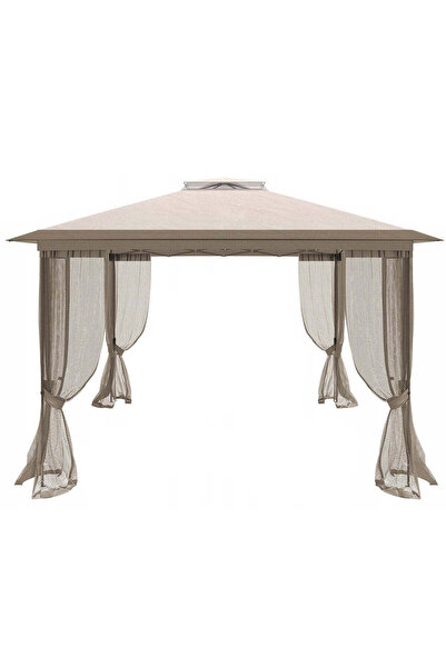 MyOfficeShop Pavilion de grădină tip pergolă, automat extensibil, 300x300 cm,...