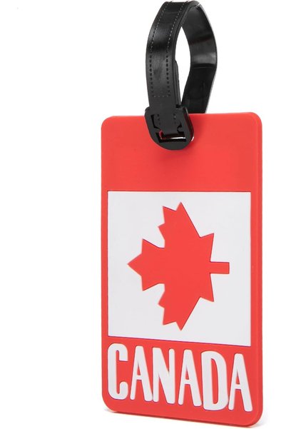 Tom Cruiser Canada Flag Rubber Luggage Tag, High-Visibility 3D Travel ID Tag ...