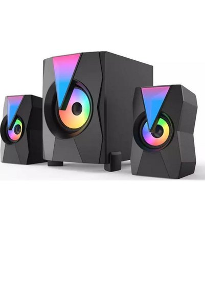 Lion Ασύρματα Ηχεία Υπολογιστή K9 2.1 Bluetooth 11W Μαύρα