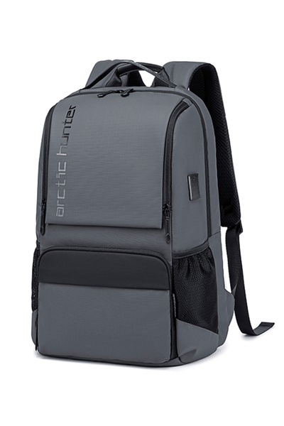 Arctic Hunter τσάντα πλάτης B00532 με θήκη laptop 15.6", USB, 28L, γκρι