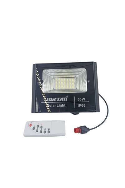 OEM Ηλιακός Προβολέας LED 50W IP66 με Τηλεχειριστήριο Ψυχρό Λευκό