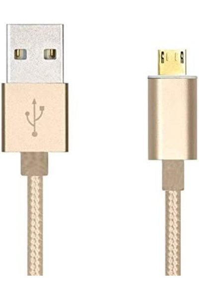 Generic Micro USB Cable (Gold, 1m)