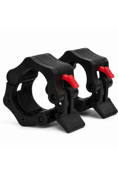 MyOfficeShop Set de 2 cleme pentru bară olimpică de 50 mm, sistem de închider...