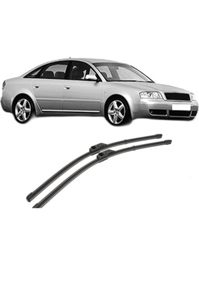 VALEO Wiper blades set AUDI A6 C5 (4B2, 4B4) 1997-2005, windscreen, Silencio ...