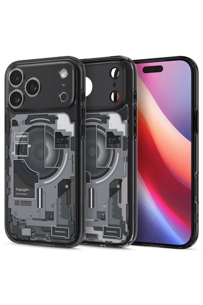 Spigen Husă pentru iPhone 17 Pro - Ultra Hybrid Zero One MagSafe - Negru