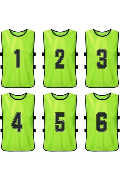 Generic 6 PCS Adults Soccer Pinnies Quick Drying Football Team Jerseys Youth ...
