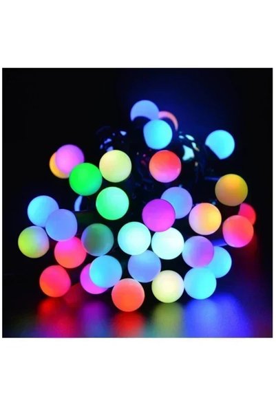 OEM Χριστουγεννιάτικα Λαμπάκια 50LED 3m+5m με Πολύχρωμο Φωτισμό Aigostar