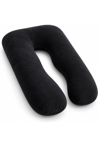 Generic J-Shaped Pregnancy Pillow – Full Body U-Shaped Maternity Pillow with ...