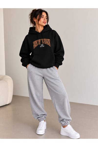 MEİS CLOTHES TRENING CU GLUGĂ, SET DE 2 Piese, flaușate pe interior, model le...