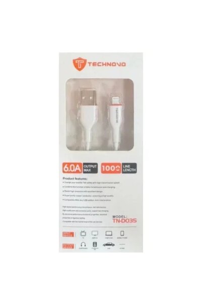 OEM Καλώδιο USB 2.0 to Lightning 1m - λευκό Technovo TN-D035