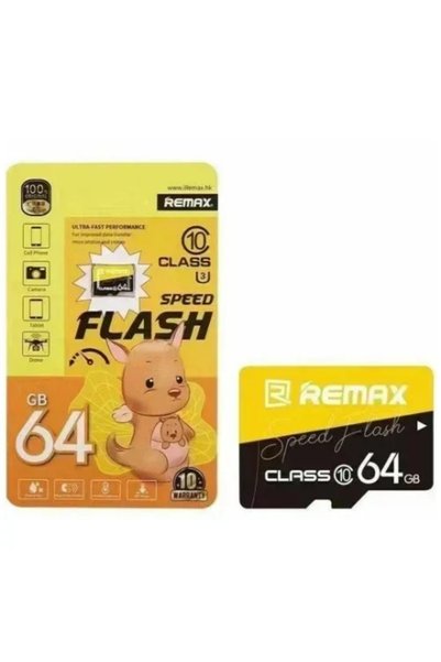 Remax Κάρτα μνήμης microSDHC 64GB Class 10 High Speed Flash Card