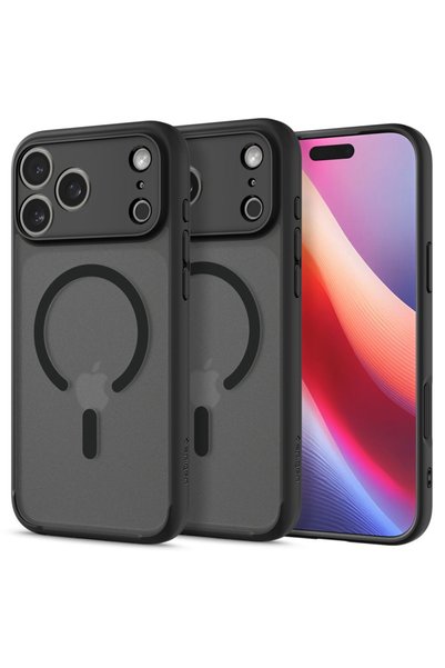 Spigen Husă pentru iPhone 17 Pro Max - Ultra Hibridă MagSafe - Negru Mat
