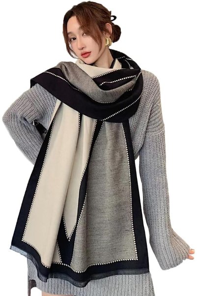 Generic Large Soft Pashmina Shawls & Wraps for Women, Cashmere Feel Women's S...