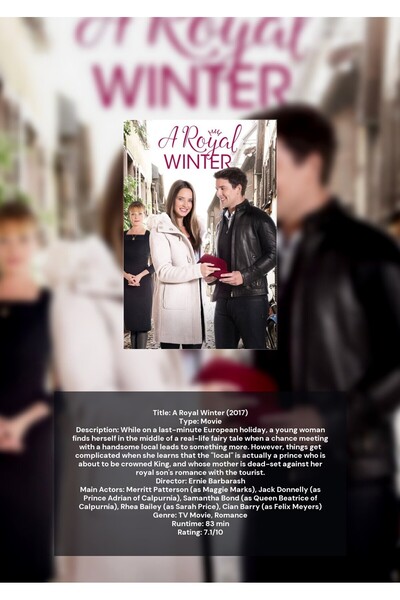 OEM Infographic Poster A Royal Winter, Decorative, 250g Cardboard, A4 Format