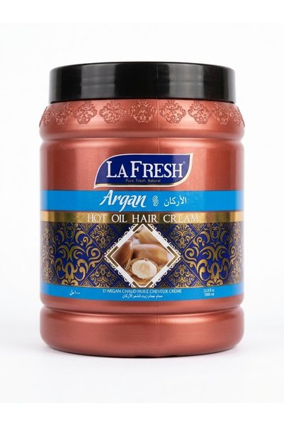 La Fresh LA’FRESH Argan Hot Oil Hair Cream (1000ml / 33.8 Fl Oz)