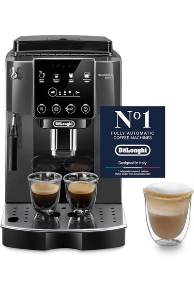 De'Longhi ماكينة قهوة ماجنيفيكا ستارت أوتوماتيكية بالكامل، تحاكي طعم القهوة ا...