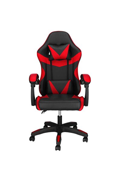 MyOfficeShop Scaun de birou gaming, ergonomic, cu suport lombar și tetieră, 1...