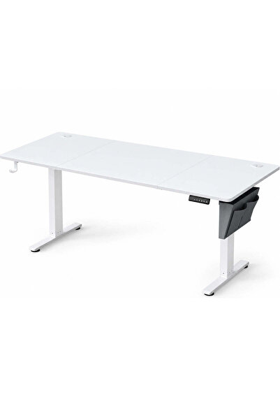 SONGMICS Birou electric reglabil pe înălțime 180x80x72-120 cm, USB-C 20W, 4 p...