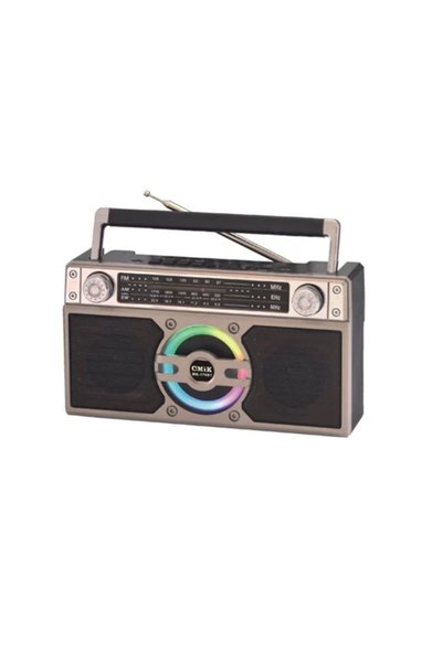 OEM Επιτραπέζιο ραδιόφωνο Retro MK-179BT σε χρυσό χρώμα
