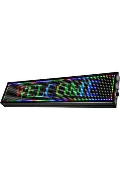 OEM Ηλεκτρονική πινακίδα LED Wifi 1m με πολύχρωμα γράμματα