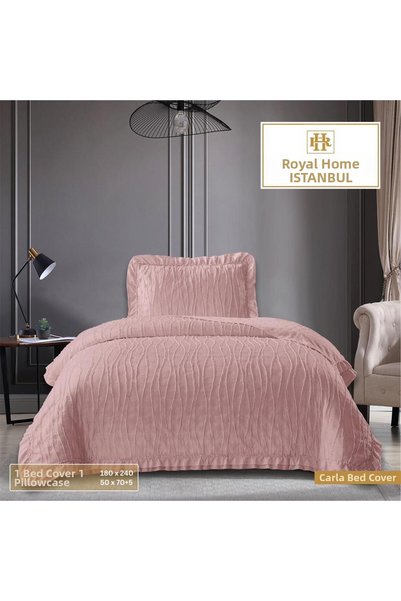 Royal Home غطاء سرير كارلا رافل مفرد