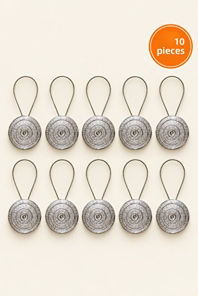 Helezoni Cleme pentru perdele decorative cu magnet extra puternic, suport pen...