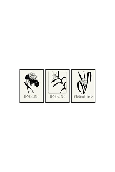 Akıllı Kağıt Adhesive Felt Painting - Poster Flower (Model-53)