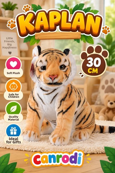 canrodi 4554K Tiger 30 cm Brown
