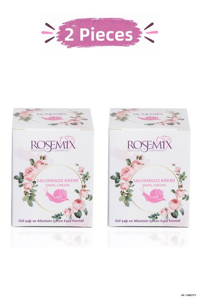 ROSEMIX كونسيبتا - كريم بخلاصة الحلزون 50 مل - مجموعة من قطعتين (160244)