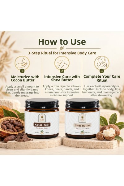 Sera Natura Cocoa Butter & Shea Butter Intensive Body Care Set – Set of 2