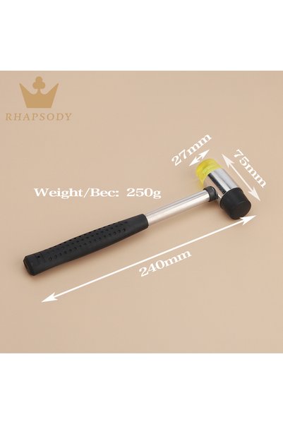 Choice C Leather Craft Carving Hammer Cowhide Punch Cutting Sewing DIY Workin...