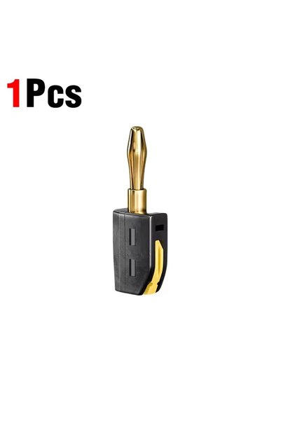 Choice1 1Pcs Black Portable 32A 4mm Banana Plug Solderless Quick Connect High...