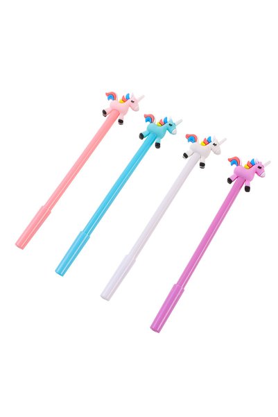 choice2 12pcs Random 4/8/12pcs Cute Unicorn Gel Pen Birthday Party Gift Unico...